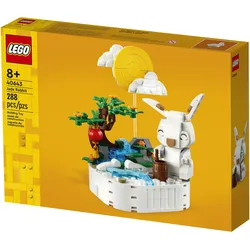 2x LEGO Jadehase (40643, LEGO Seltene Sets)