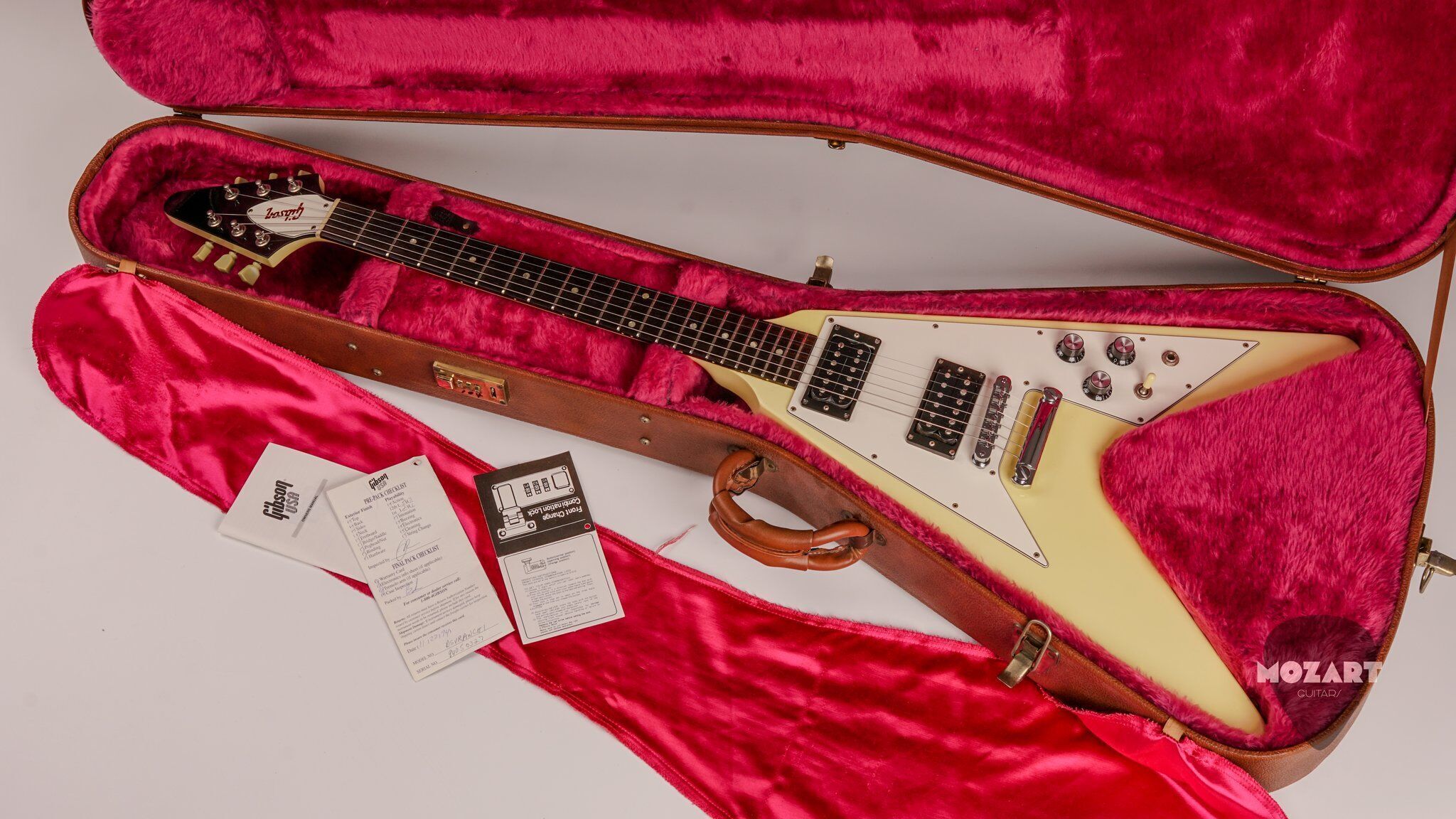Gibson Flying in '67 Reissue Classic Weiss 1994   Classic weiß - Refurbished