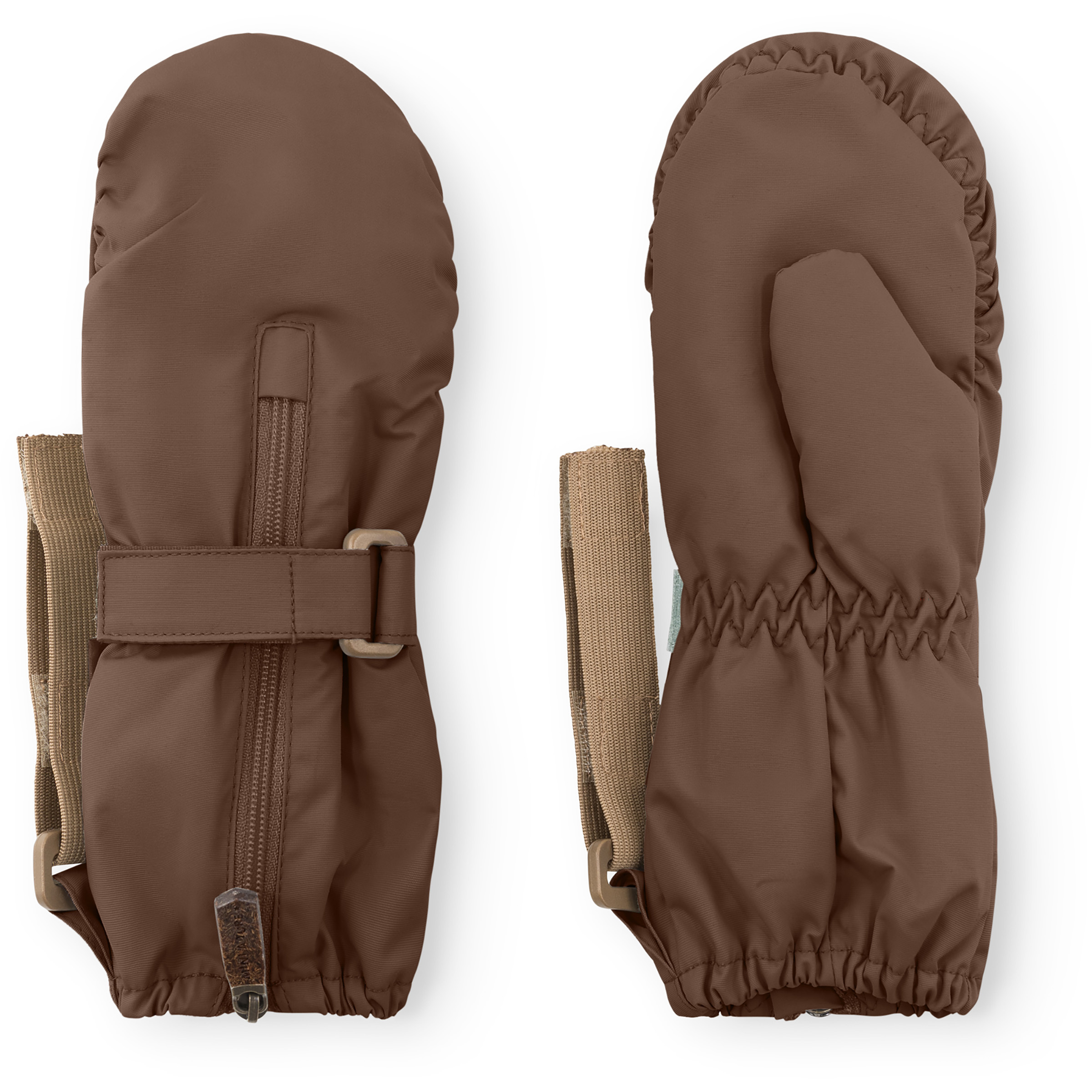 Mini A Ture Matcesar Fleece Lined Kinder Skihandschuhe braun Größe XXS Lifestyle | Skifahren Wasserdicht
