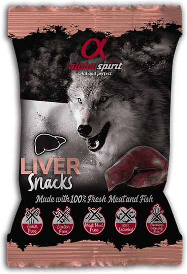 Alpha Snack De Hígado Para Perros 24 uds x 50g