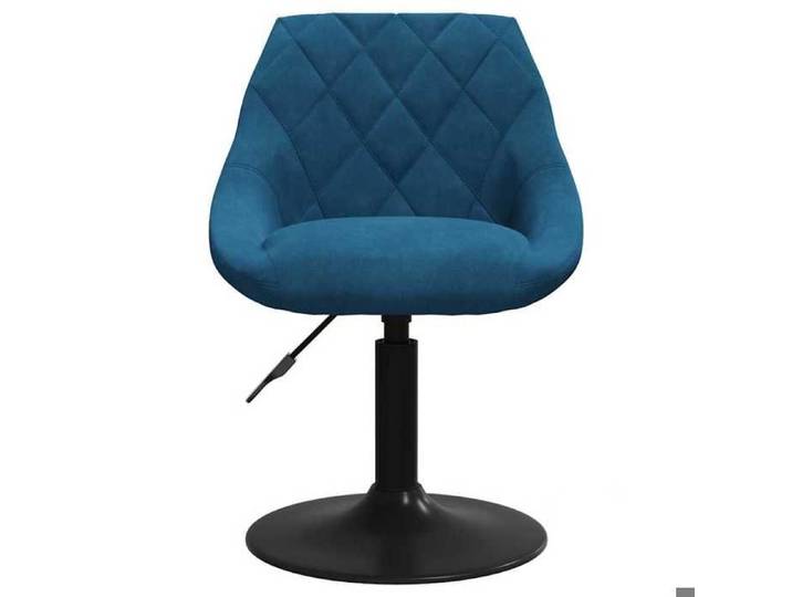 Promotion de Noël  Tabouret de bar - SARAZYJ - Chaise haute - Bleu Velours FR743