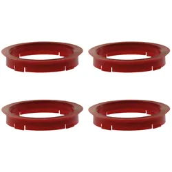 WamSter® 4 Zentrierringe 74,1mm - 64,1mm FZ-System dunkelrot
