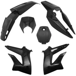 P2R, Motorrad Zubehör, 6er-set karosserie verkleidung derbi 50 senda drd 2011
