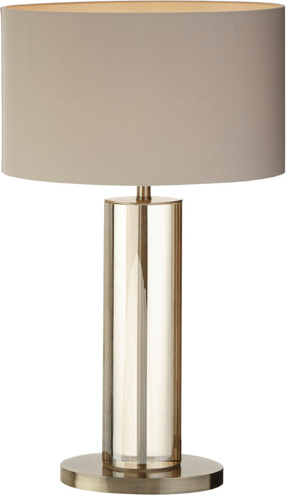 Canora Grey Irene Crystal Table Lamp Antique Brass;Clear 72cm H X 44cm W X 25cm D
