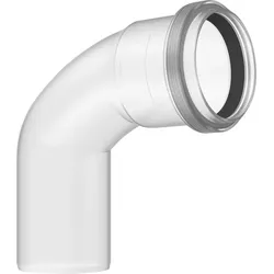 BOSCH Abgaszubehör FC-SE80-87 Abgasbogen 87 Grau, d:80mm
