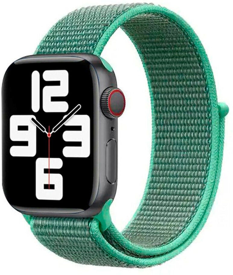Apple Watch (38/40/SE/41/42mm) Lippa Nylonrem - Grøn