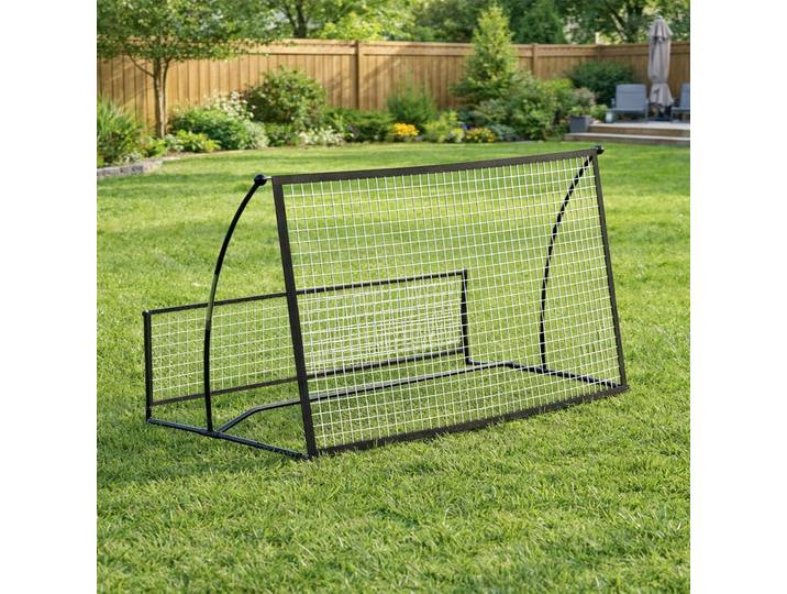 SPORTNOW Filet Rebond Pliable 2en1 Football Baseball 200x94x122cm Noir