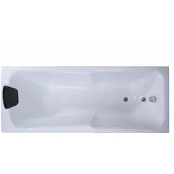 Freistehende Badewanne 170x75 cm, schmal, für 1 Person, für kleines Bad, Sanitäracryl, Caribia RHODOS Badewanne, Made in Germany