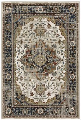 Vista Home Vance Bohemian Medallion Beige/Cream Area Rug
