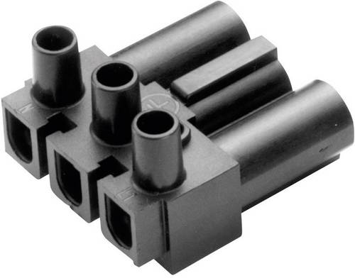 Adels-Contact 162053 Netz-Steckverbinder AC Stecker, gewinkelt Gesamtpolzahl: 2 + PE 16A Weiß