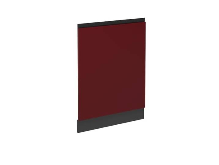 Vicco Geschirrspülblende R-Line , Rot, 60 cm Für 60 cm vollintegrierten Geschirrspüler · Ohne Arbeitsplatte · Passend zur Küchenfront · Frei kombinierbar