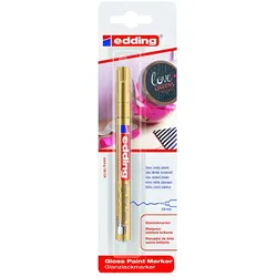 edding Lackmarker 780 gold Strich-B.0,8mm Rundspitze