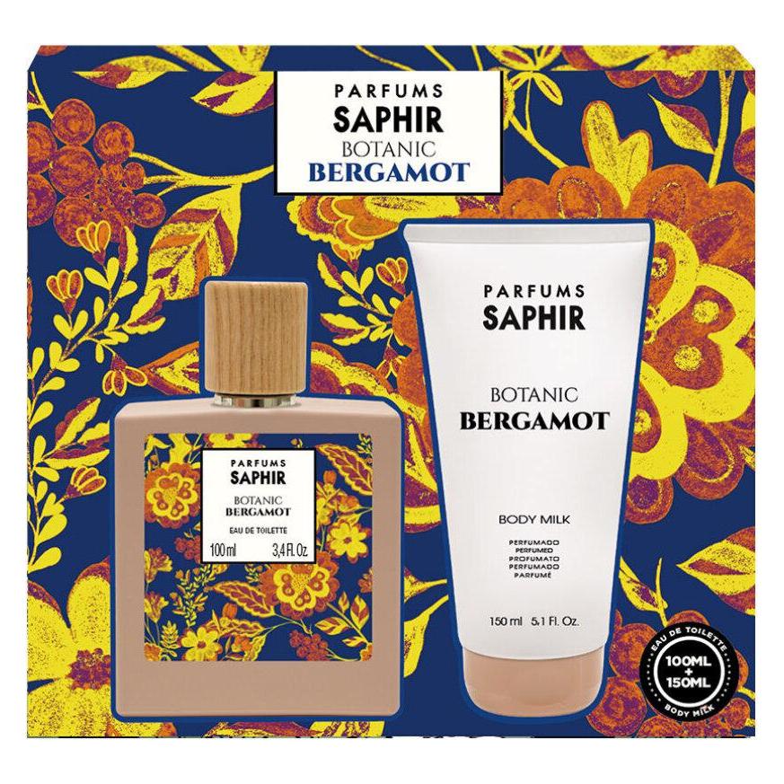 Saphir Botanic Of Bergamot Edt Spray 100 ml + Body 150 ml Sets (Körperpflegeset, Parfum Set) (OTHER)