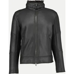 Lammfell-Jacke Basti Schwarz 52