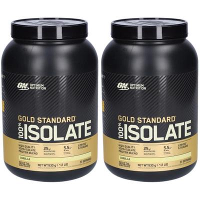 Optimum Nutrition 100% Gold Standard Isolate 2LB Vanilla 2x 2x930 g