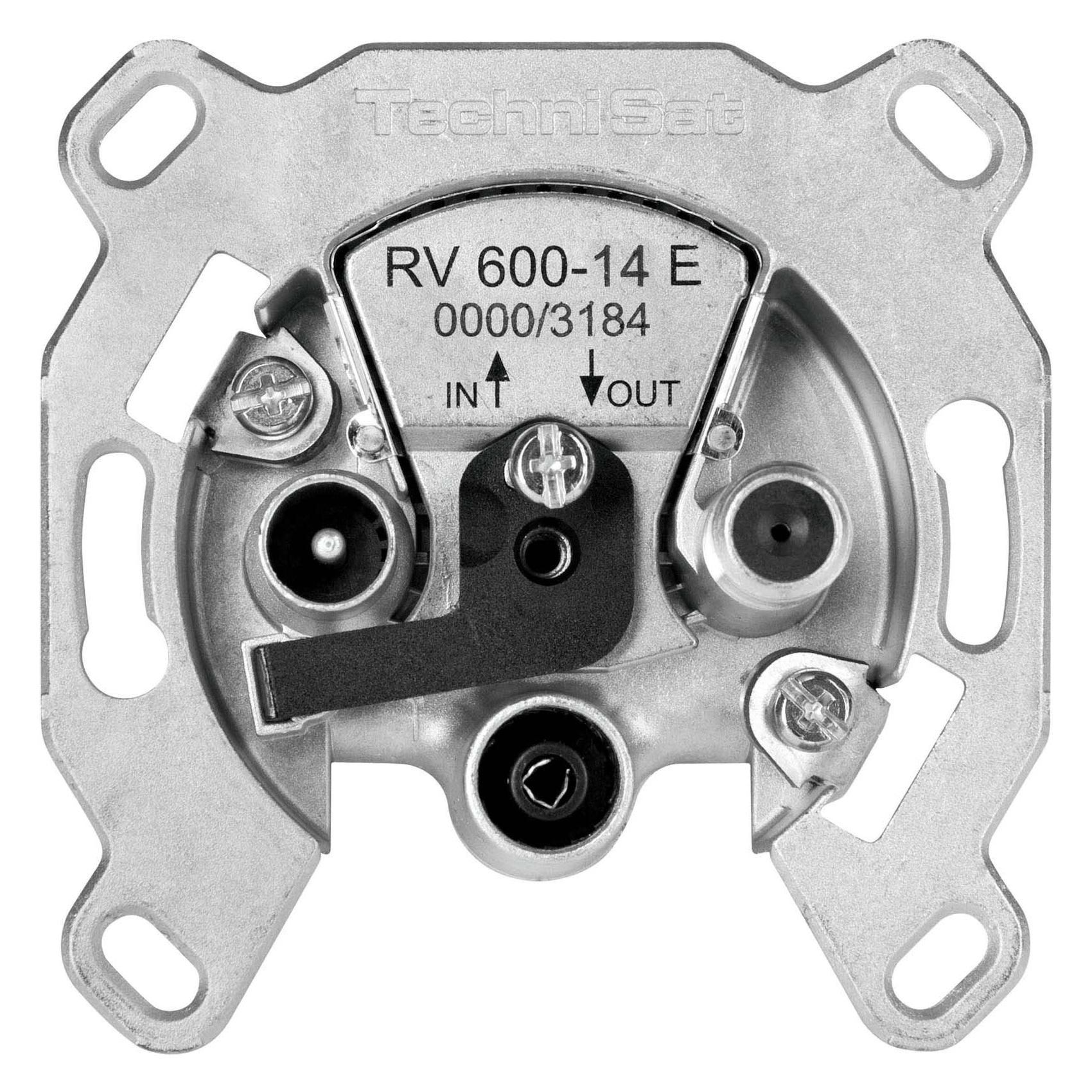 TechniSat Durchgangsdose RV 600-14 E (Antennendose) (0000/3184)