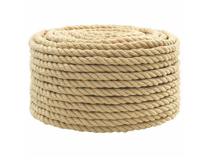 vidaXL Mehrzweck-Allzweckseil 12 mm 25 m Natur PP