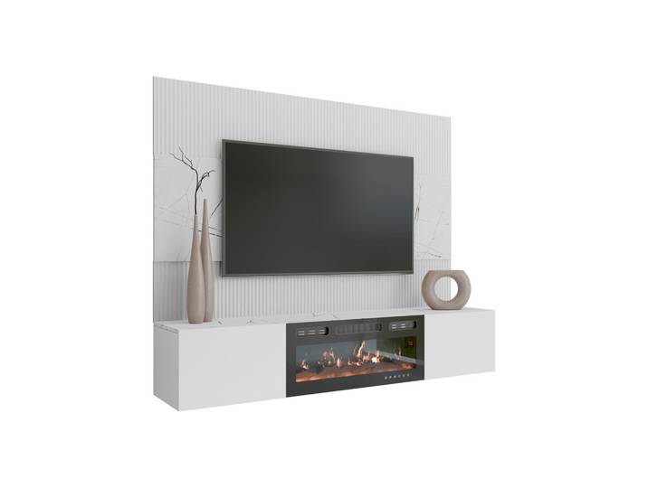 WOHNWAND Deromi III mit Kamin