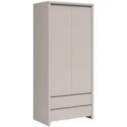 KLEIDERSCHRANK 2 Türen Soren Kaschmir