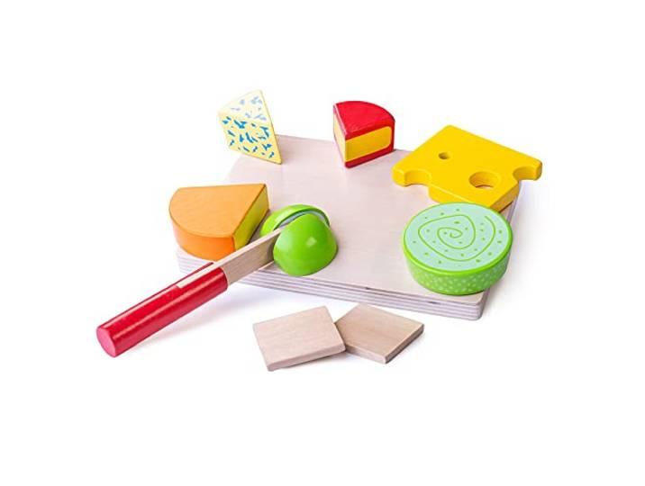 Bigjigs Toys Cheese Board Set - Houten Play Food