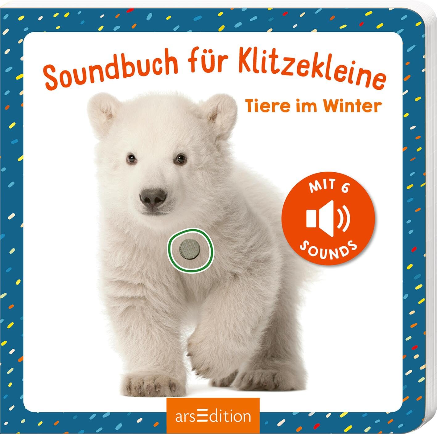 Soundbuch für Klitzekleine - Tiere im Winter: Allererstes Soundbuch mit 6 hochwertigen Tiergeräuschen für Kinder ab 12 Monaten - Preis vom 01.10.2026 17:08:56 h