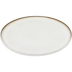 2er-Set KARE DESIGN Platzteller Elio Ø 33 cm Steinzeug Weiß