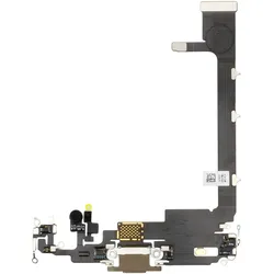Dock-Connector mit Flexkabel, passend für iPhone 11 Pro Max, ohne Connector-Chip, gold