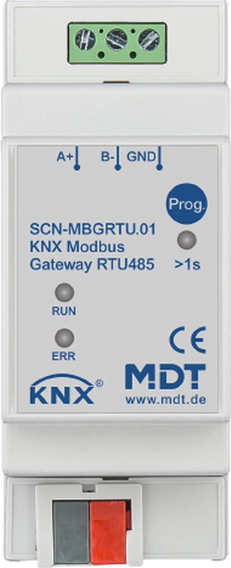 MDT technologies KNX Modbus Gateway RTU485 2TE REG SCN-MBGRTU.01 SCN-MBGRTU
