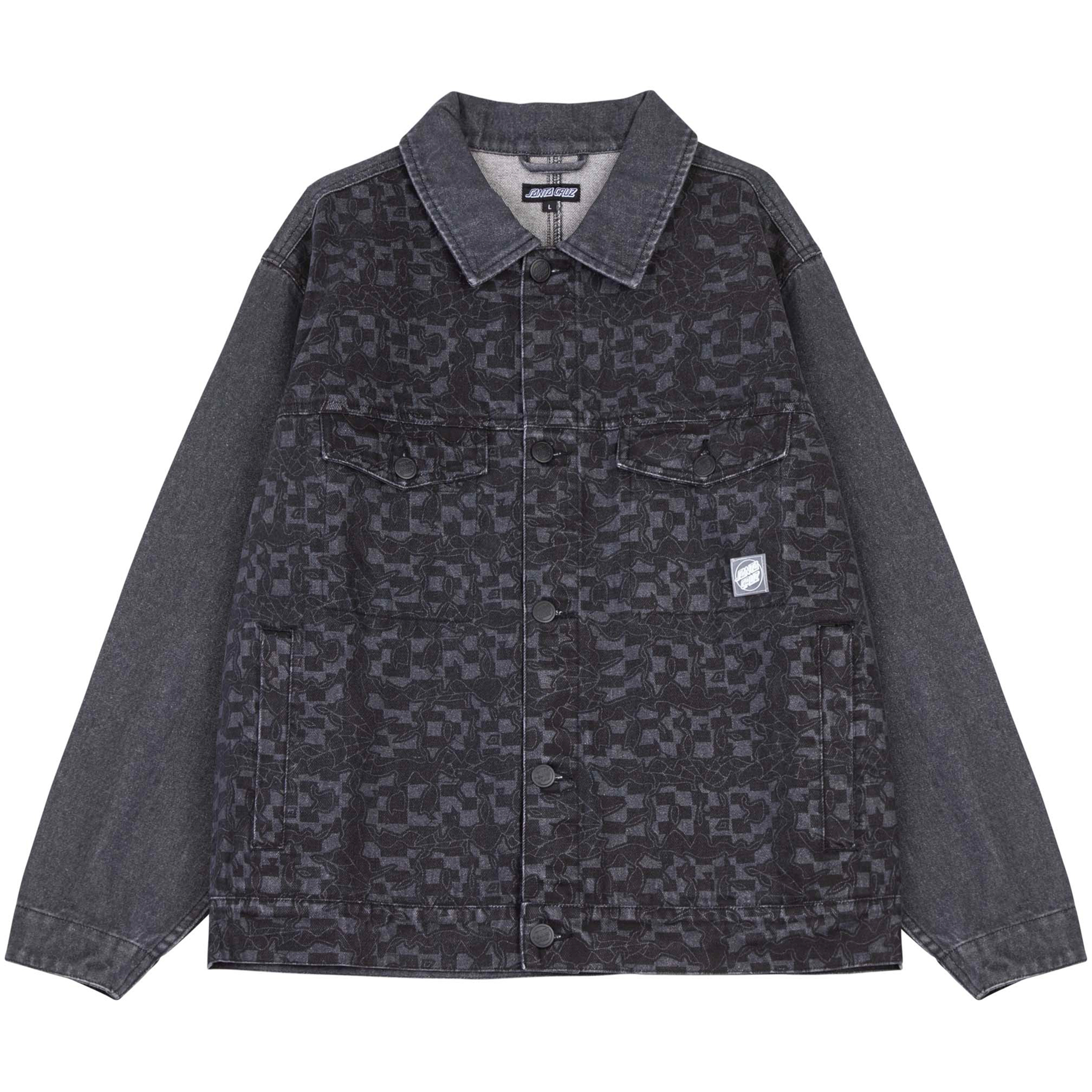 Santa Cruz Widow Herren Stoffjacke grau Größe XL Hautfreundlich