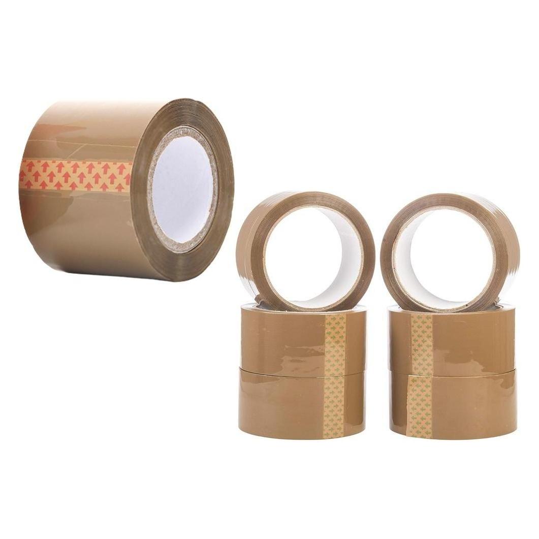 Tm Braunes Verpackungsband aus synthetischem Kautschuk, 50 m (48 mm) (53192466)