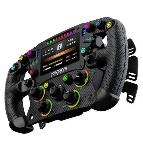 MOZA FSR2 Highend Formel-Lenkrad PC Schwarz