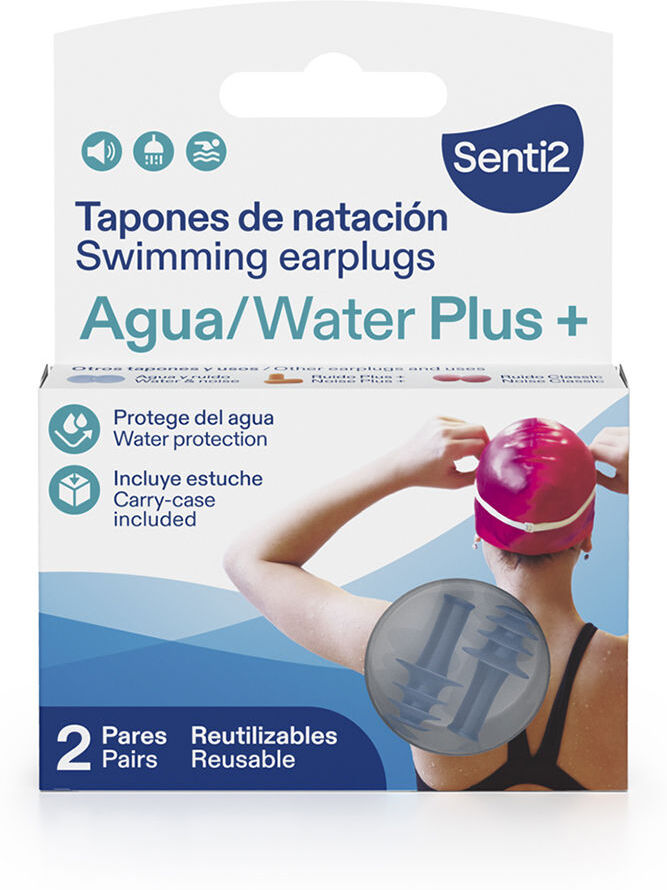 Senti2 Agua PLUS+ bouchons de natation 2 unités