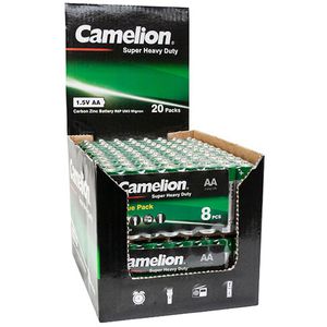 Camelion Batterien Super Heavy Duty, Zink-Kohle, 1,5V, AA / Mignon / R6, 160 Stück
