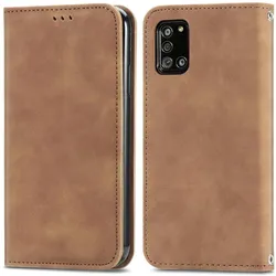 König Design Hülle Handy Schutz für Samsung Galaxy A32 5G Case Cover Tasche Etui Bumper Braun (Samsung Galaxy A32 5G), Smartphone Hülle, Braun