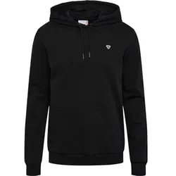 HUMMEL Herren Kapuzensweat hmlIC FRED HOODIE, Größe XXL in Schwarz Schwarz