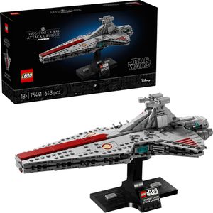 LEGO Star Wars 75441 Angriffskreuzer der Venator-Klasse, ab 18 Jahre, 643 Teile