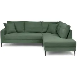 BOOOM Ecksofa Summer Cord Winter Moss