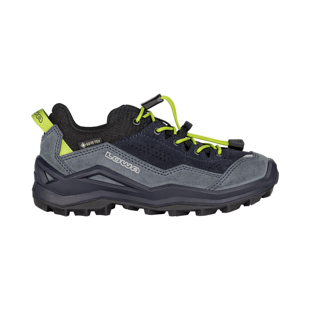 Lowa Wandax GTX LO JR dunkelperol/limone (7502) 29 641655-7502-29