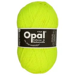 Opal Sockenwolle Uni "Neon", 4-fädig