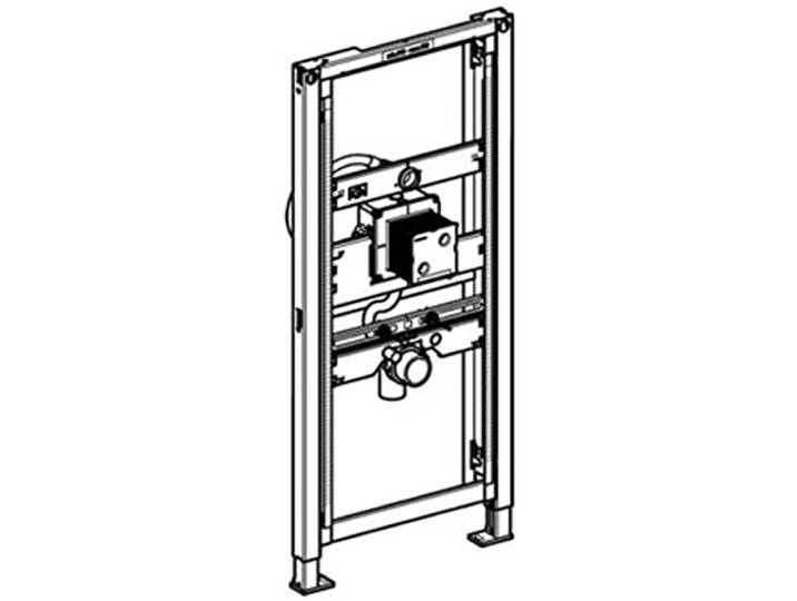 Geberit Duofix Urinal 112 – 130 cm Verborgenes für Spülen des Töpfchen (VS) 111 689 001