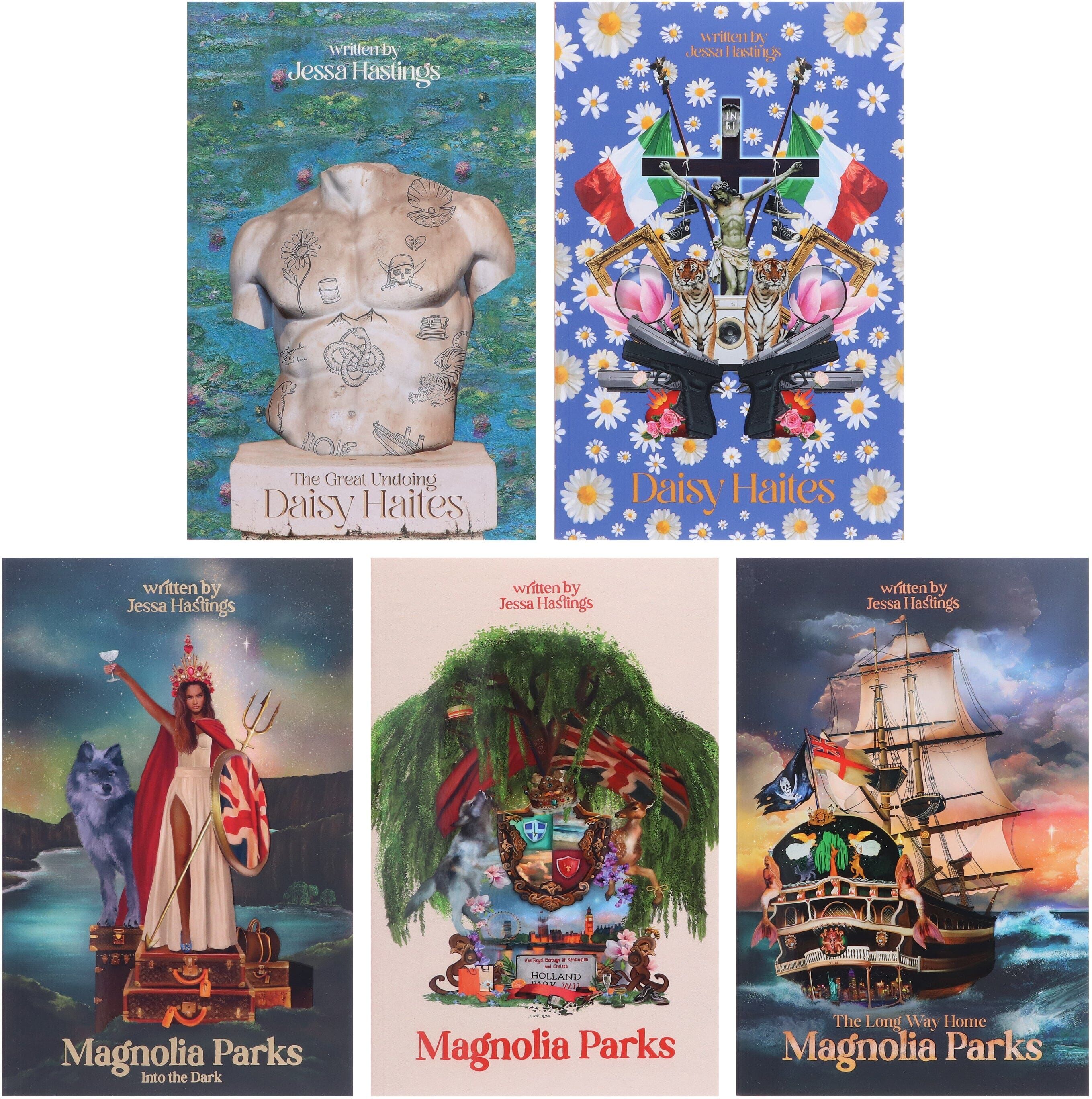 Magnolia Parks Universe Series by Jessa Hastings 5 Books Collection Set (Original Cover Collection) - Fiction - Paperback Hachette
