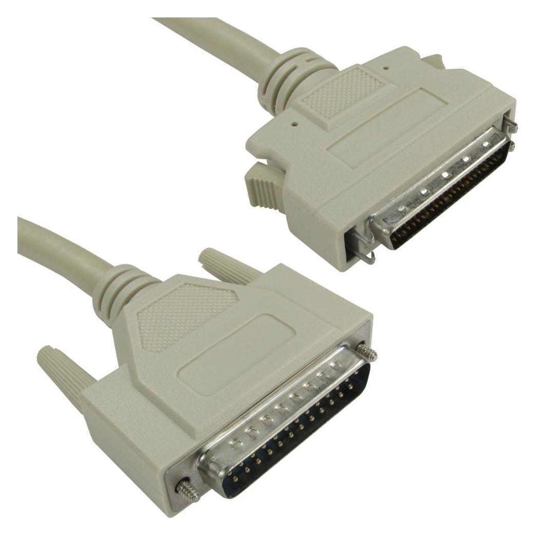 Cables Direct 2M DB25M-HP50D M Beige SCSI (SS-123)