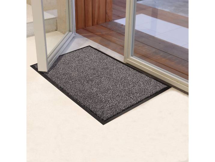 Tapis d'entrée grattant absorbant Delta Hydro TX gris 60 x 90 cm