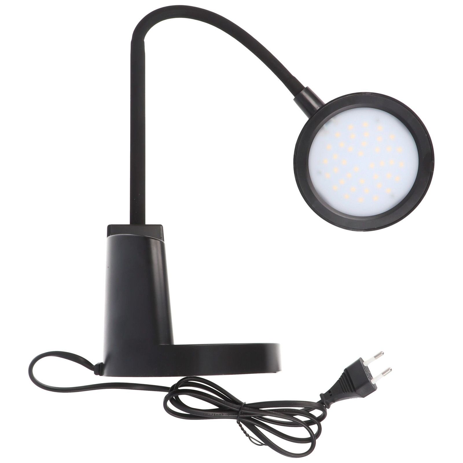 VELAMP TL1602N LED tafellamp met dimfunctie en touchbediening, zwart