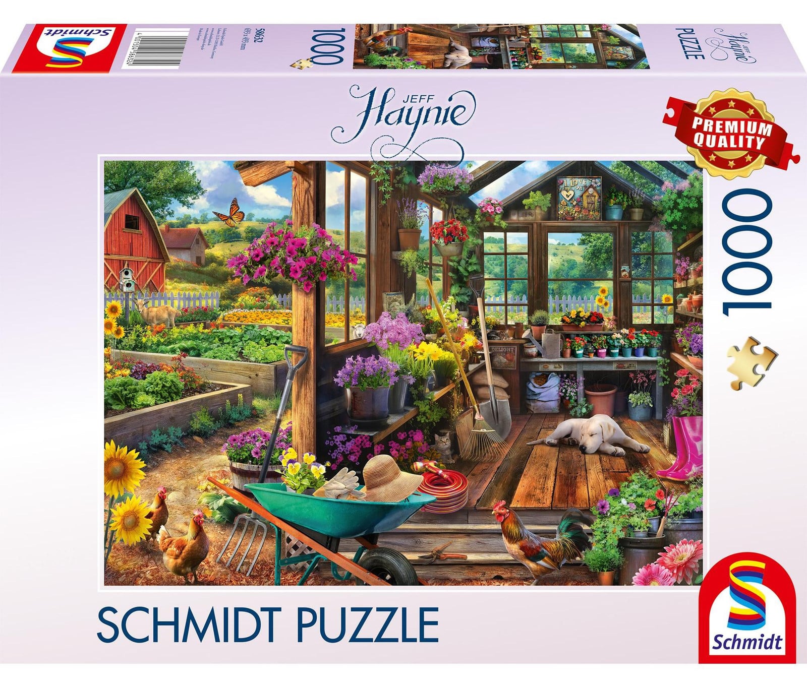 Schmidt Spiele Puzzel Tuinhuis 1000 stukjes