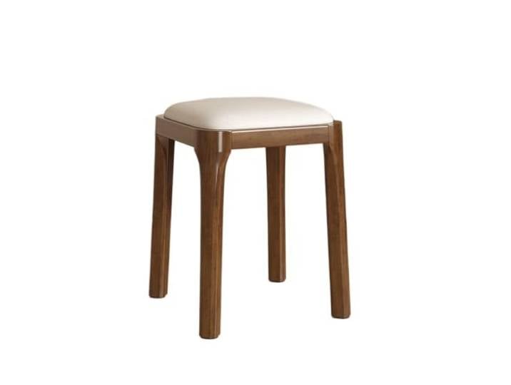 Weich gepolsterter Holzhocker, geeignet for das Lernbüro Kleiderschrank