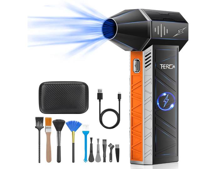 Ventilateur turbo portatif X3Pro, souffleur d'air puissant 150000 tr/min, dépoussiéreur à air comprimé pour sèche-voiture/PC/maison