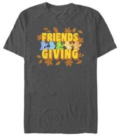 Men's Big & Tall Friends Giving Tee by IVET in Charcoal Heather (Size XXLT)