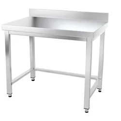 Arbeitstisch aus Edelstahl 1000 x 800 mm mit PREMIUM-Verstärkung. GOLDINOX