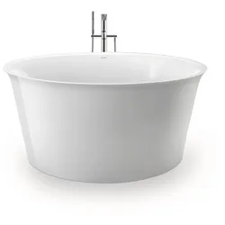 Duravit White Tulip Rund-Badewanne, freistehend, nahtlose Acrylverkleidung, 1400x1400mm, weiß, 700470000000000